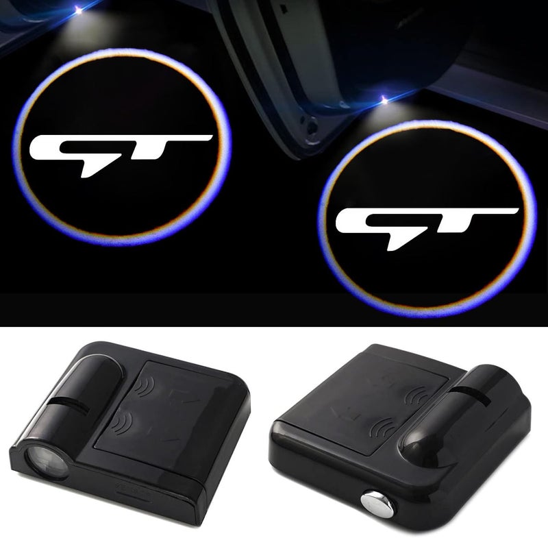 NOCLTY 2PCS Never Fade Door Lights Logo,Courtesy LED Welcome Light Lamps Accessories fit for Forte Picanto Proceed Rio K5 Sportage Stinger Soul GT Line - Image 2